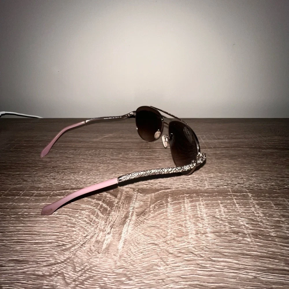 New Roberto Cavalli Hoedus 899S Rose Gold Aviator Sunglasses 59mm